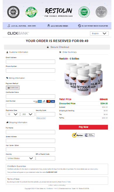 Restolin Checkout